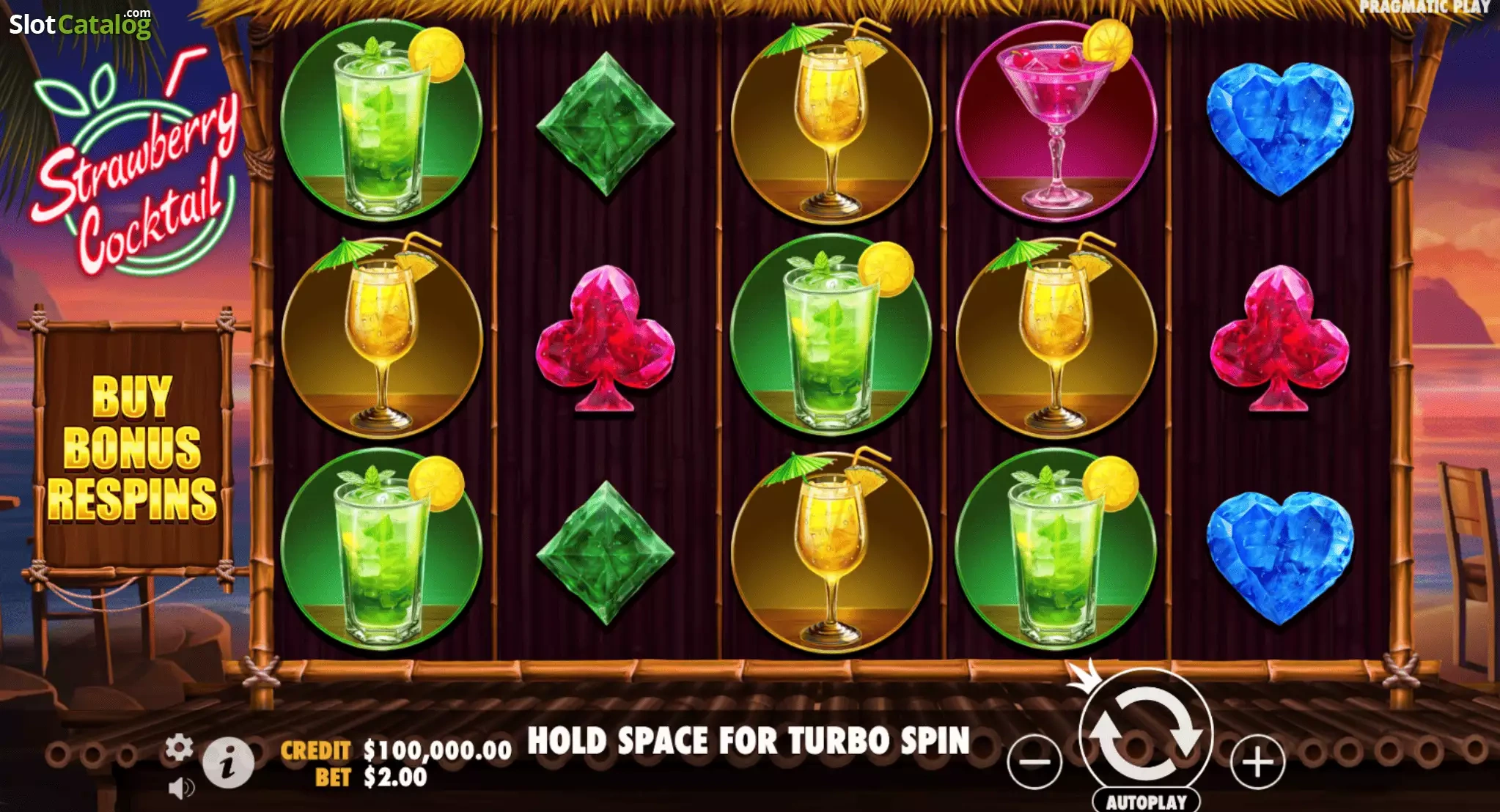 strawberry cocktail slot